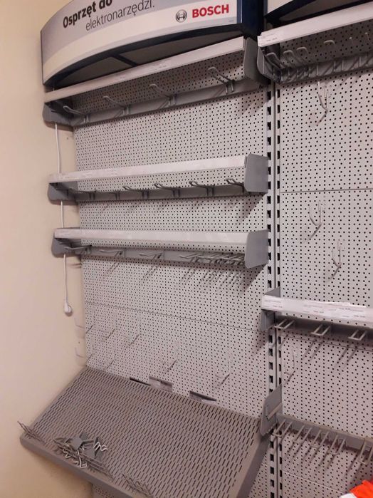 regał metalowy duży solidny 5m ekspozycyjny