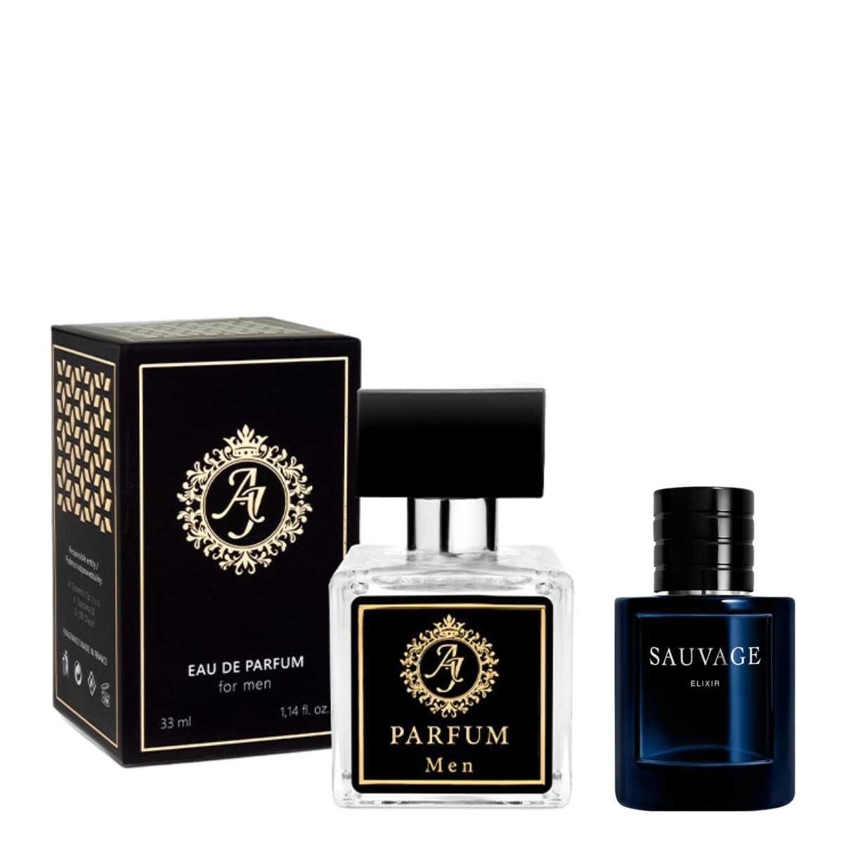 Perfumy męskie  AJ DELUXE 485 50ml inspirowane zapachem SAUVAGE ELIXIR