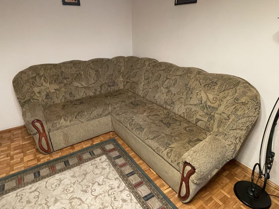 Narożnik, kanapa, oddam za darmo Sosnowiec