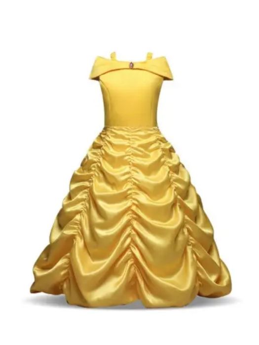 карнавальна сукня принцеси бель пишна довга 120см
на блискавці.
в чудо