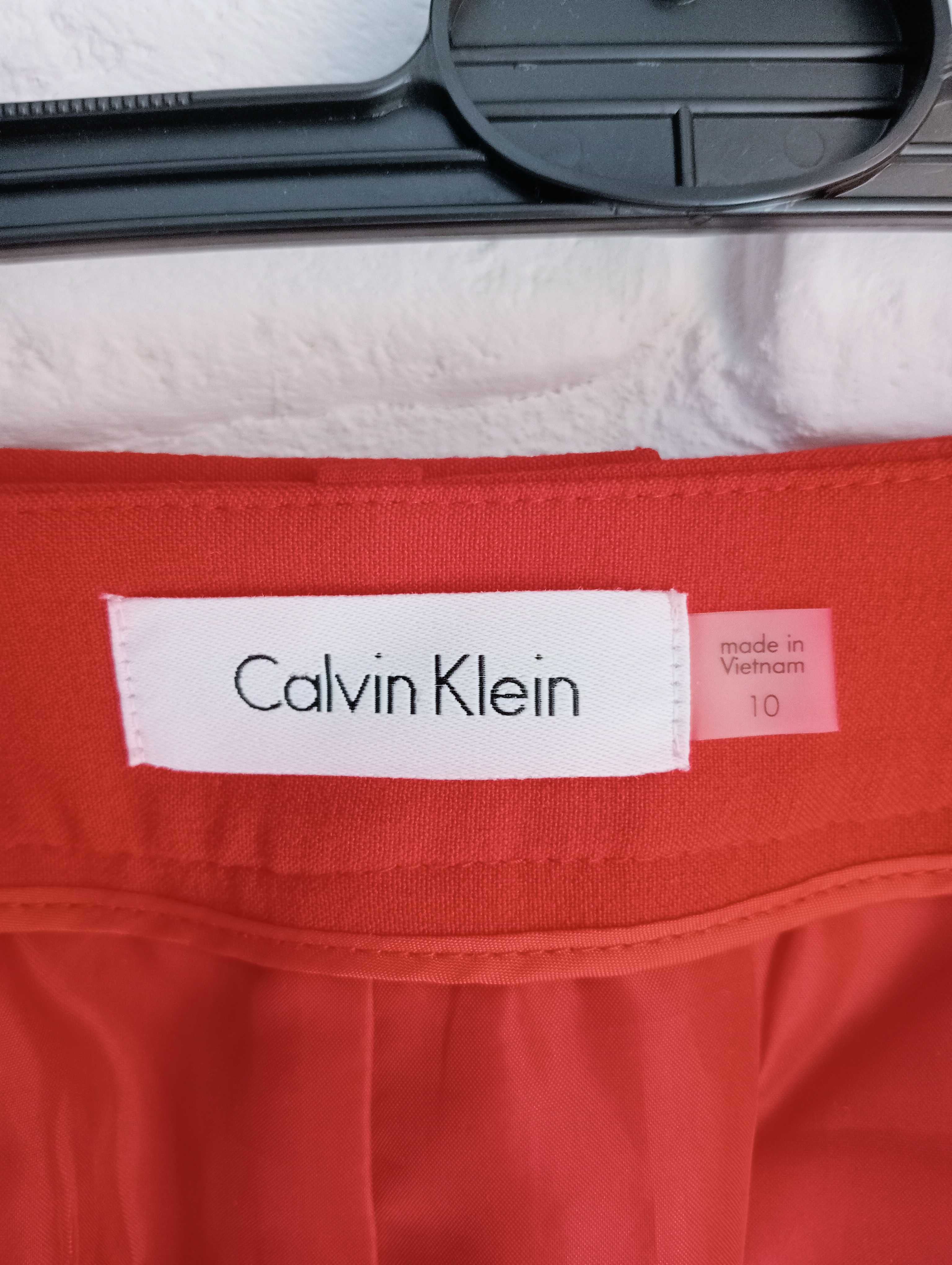 Calvin Klein spódniczka ołówkowa damska czerwona M/38/10