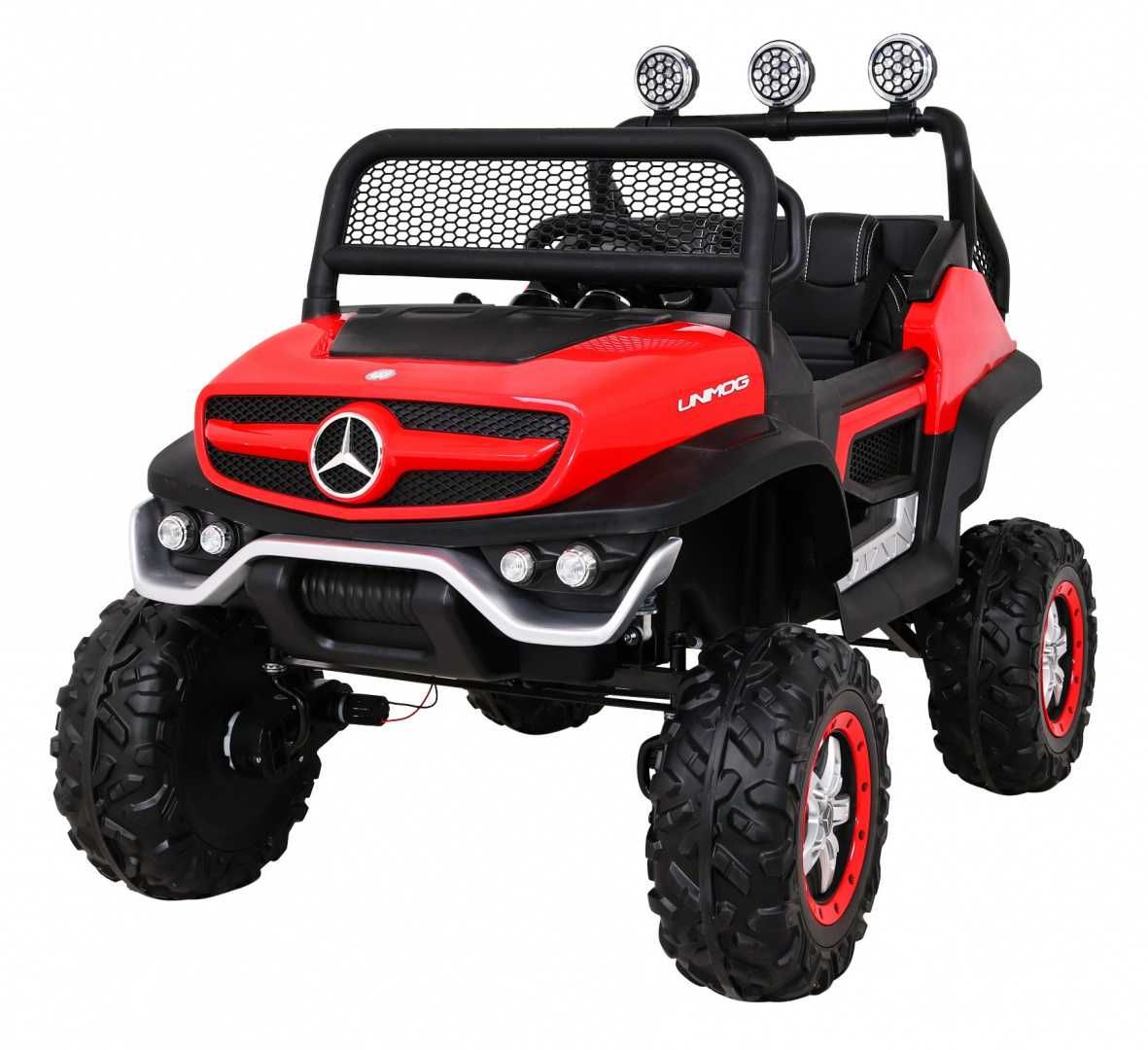 Auto autko Pojazd Mercedes BENZ UNIMOG 4x4 na akumulator dla dzieci
