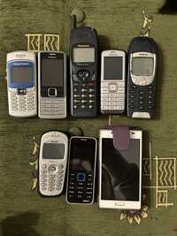 Stare telefony Nokia, samsung, panasonic