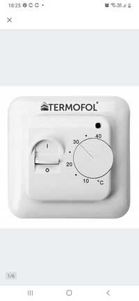 Termoregulayor podtynkowy biały TERMOFOL TF-H3 regulator