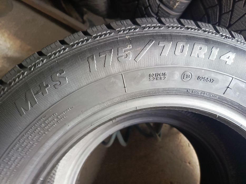 Sprzedam prawie nowe opony 175/70 r14