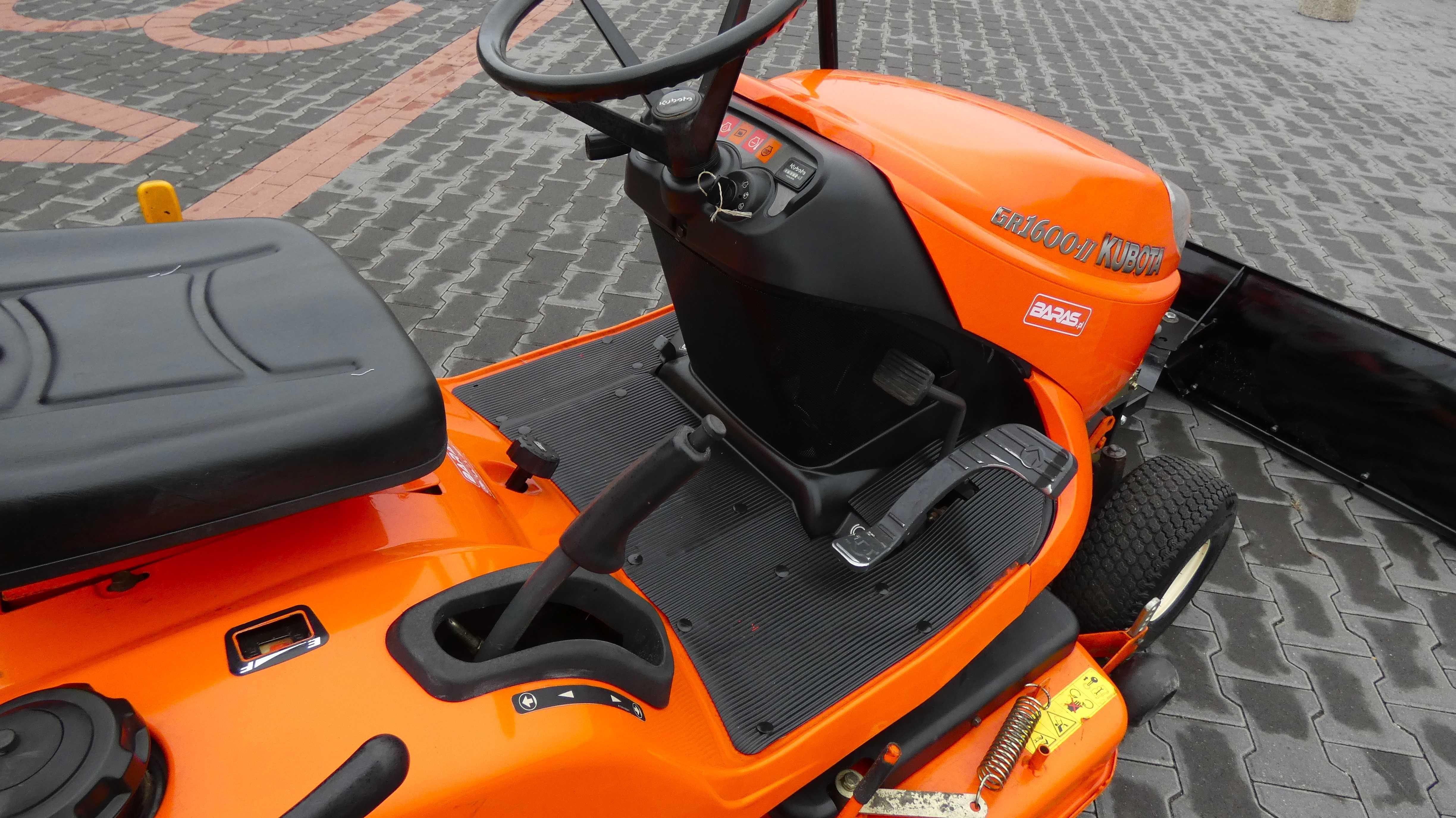 Traktorek kosiarka KUBOTA GR1600-II Diesel Pług  (081102.4) - Baras