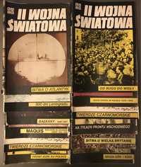 Zeszyty II Wojna Światowa – komplet 12 szt. – kolekcja wydawnictwa KAW