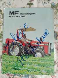 Massey Ferguson MF 235 folder ciągnika prospekt 1980 oryginał
