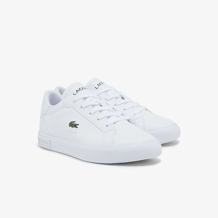 Кеды кроссовки белые Lacoste, р. 32