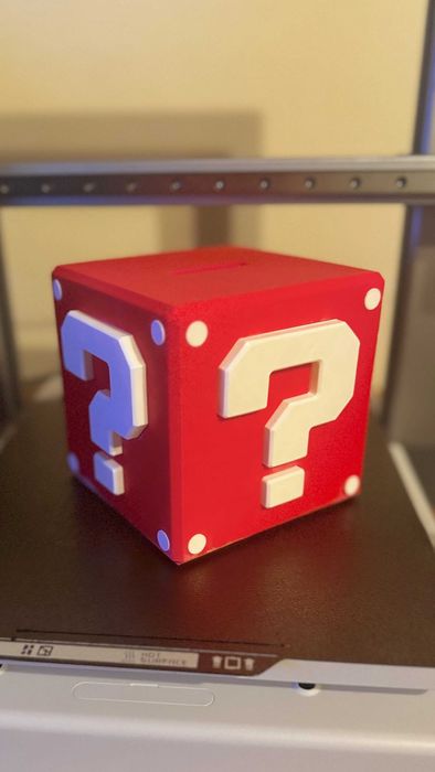 Mealheiro Caixa Super Mario Personalizavél - Impressão 3D