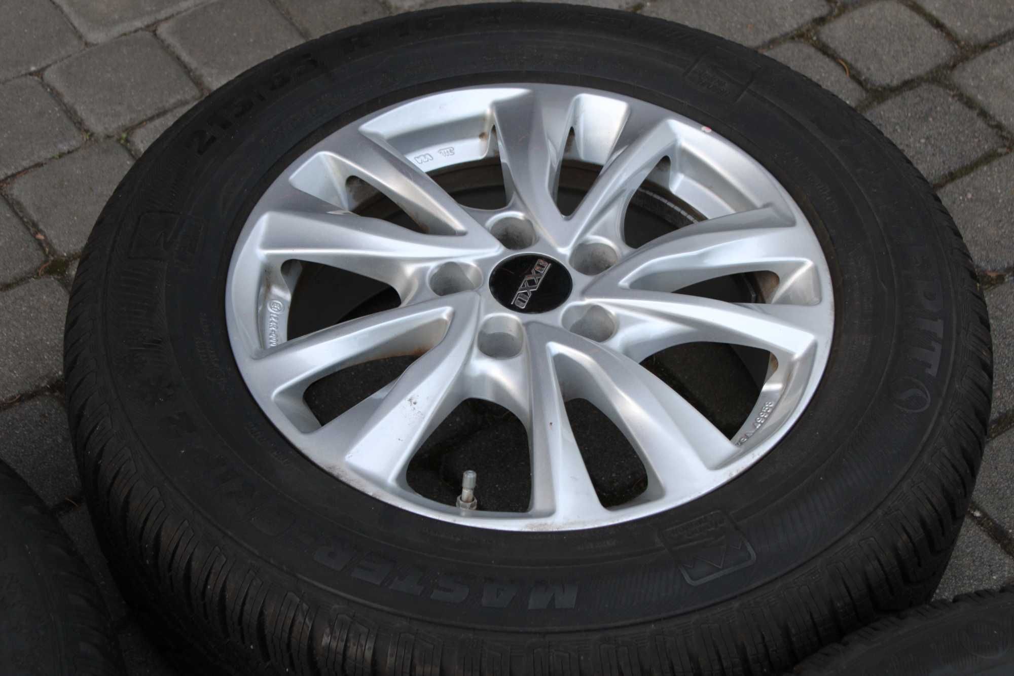 Koła zimowe 5x114.3 alufelgi NISSAN QASHQAI 215/65R16 Semperit