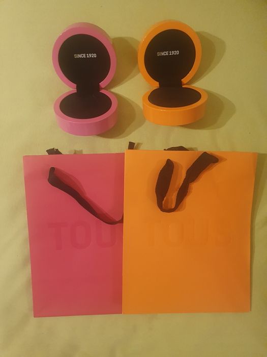 Pudełka TOUS oryginalne 2 pudełka lakierowane