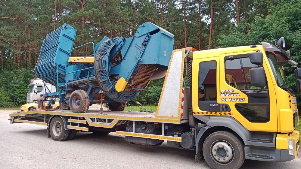 Pomoc Drogowa Holowanie Transport Maszyn Autolaweta Laweta 10 ton