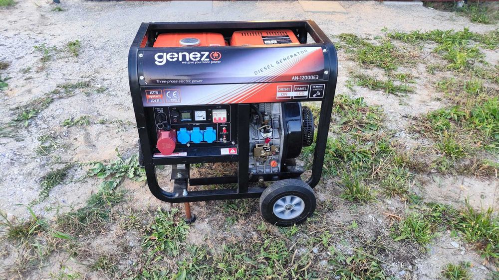 Agregat prądotwórczy trójfazowy diesel 9,5kW AN12000E3
