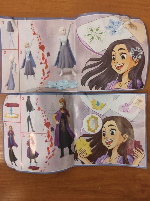 Аксессуары герои Холодное Сердце Анна и Эльза