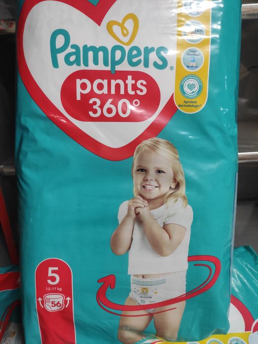 Підгузки-трусики Pampers Pants розмір 5 56шт.
