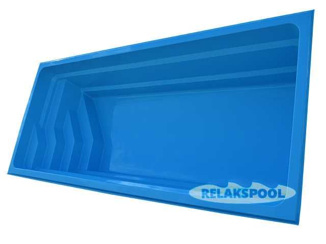 BASEN OGRODOWY o wymiarach 7.1x3.1x1.5m MONTAŻ hydrauliczny w cenie