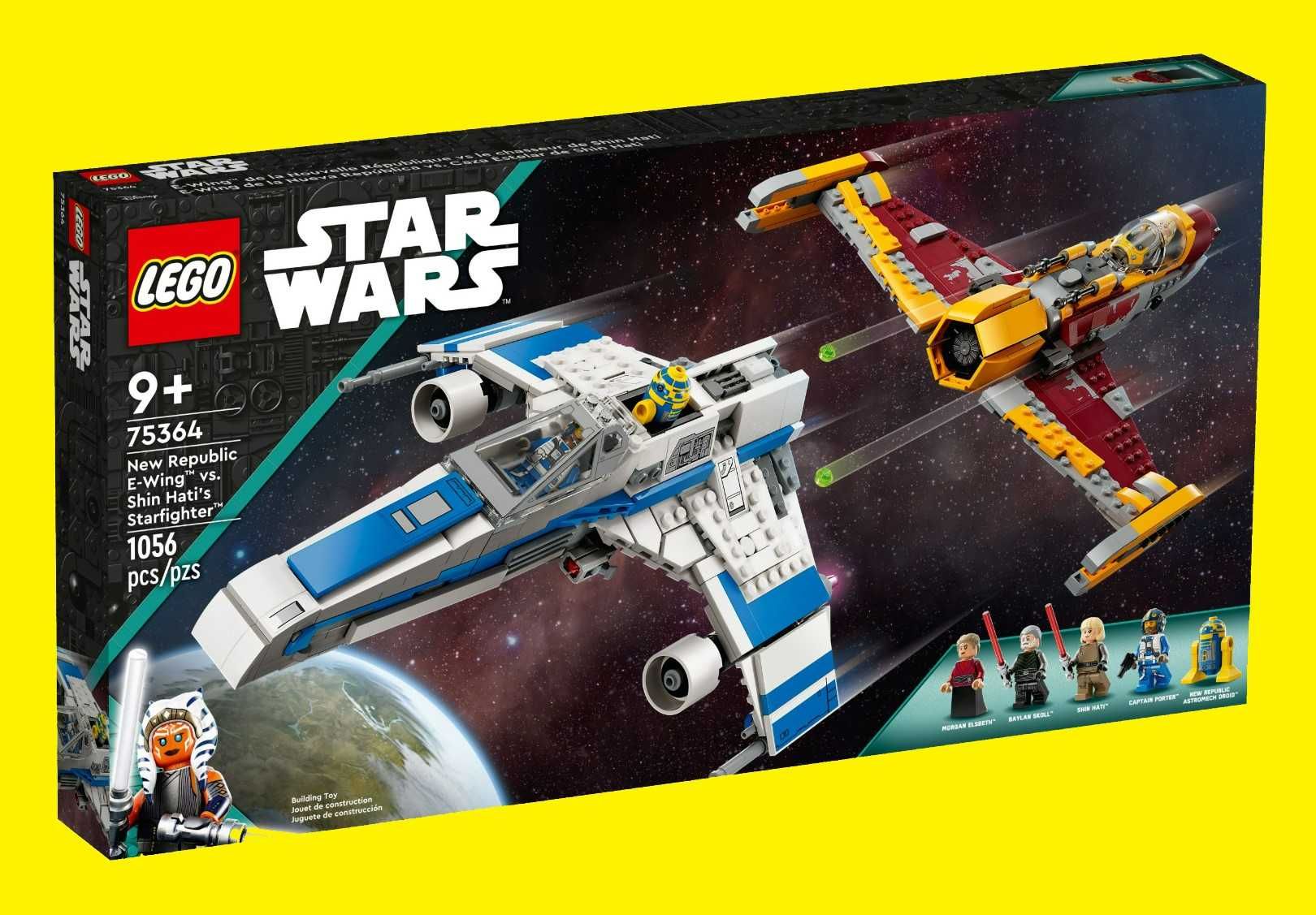 LEGO 75364 Star Wars E-Wing Nowej Republiki kontra Myśliwiec Shin Hati