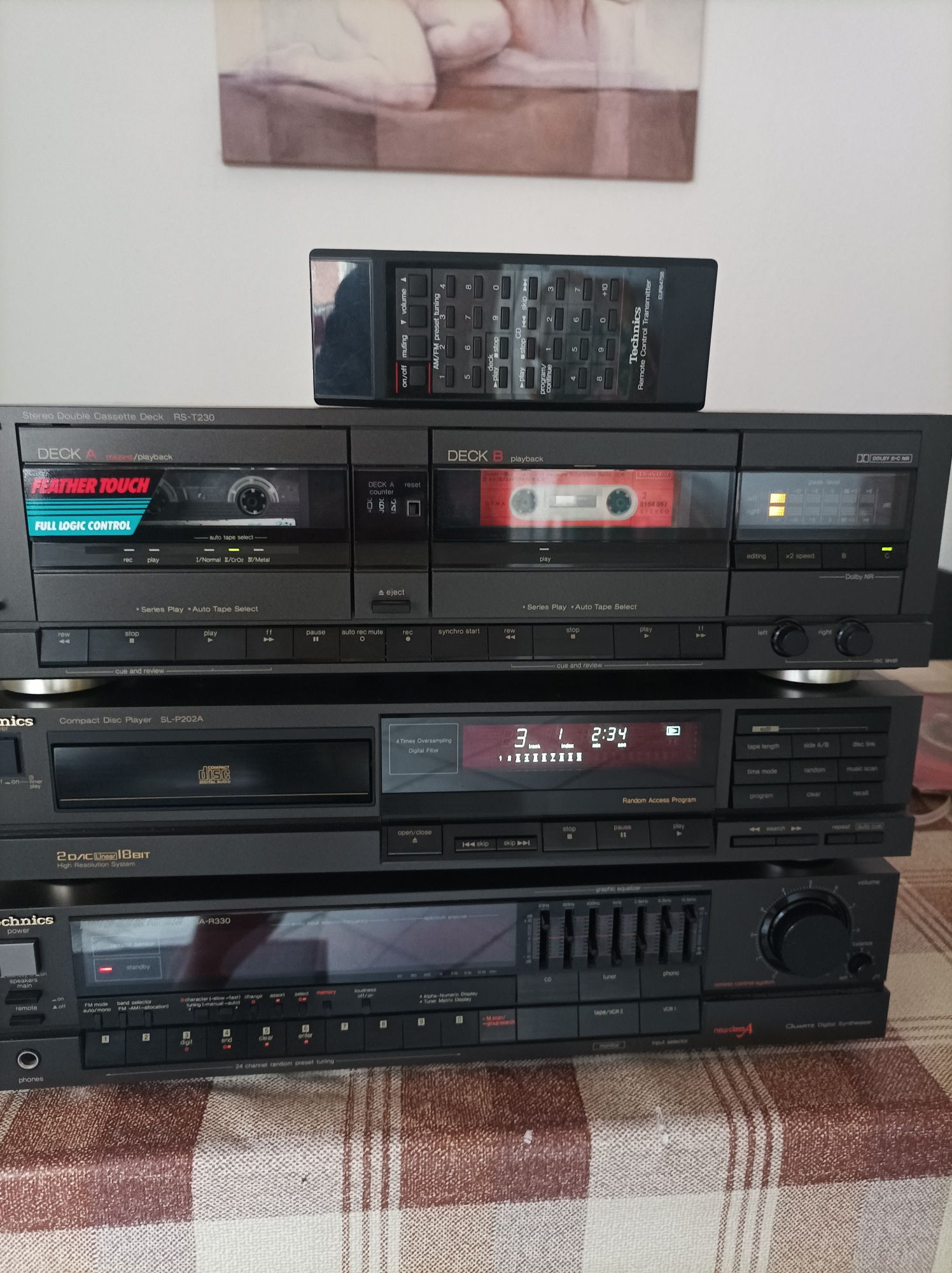 Technics,CD SL-P202A,Tape RS-T230