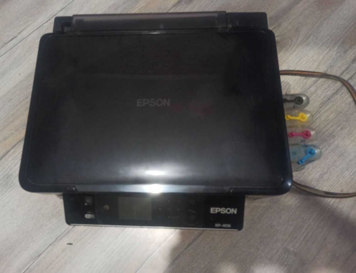 Принтер сканер МФУ Epson XP 406 + СНПЧ