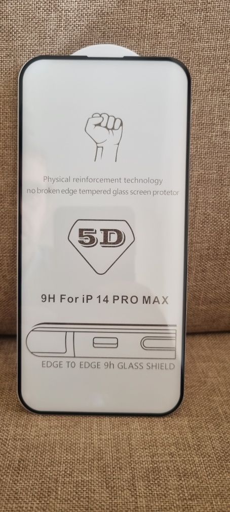 Pelicula de vidro 5D para iphone 14/14 pro/14 plus/14 pro max