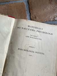 Psychologia ogólna tą pierwszy