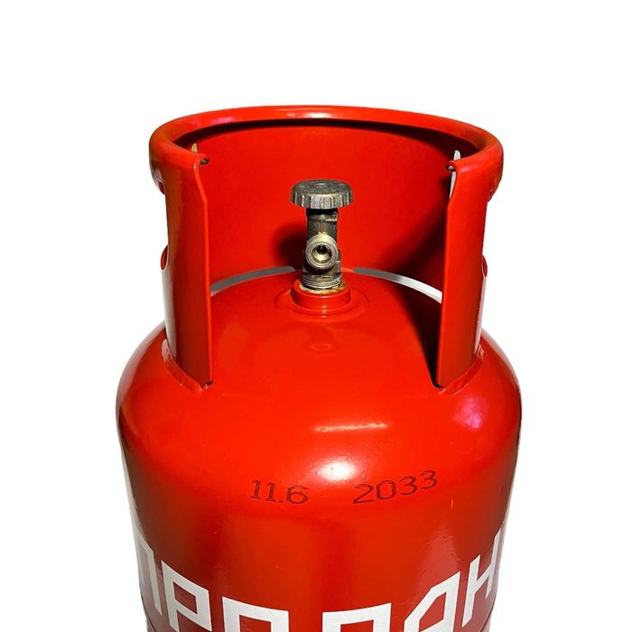 Газовий балон SafeGas 27 л. металевий, із запобіжним вентилем Cavagna