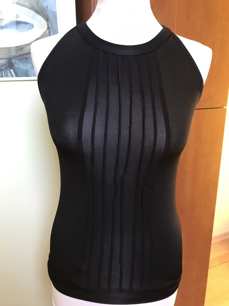 Czarna bluzka, top