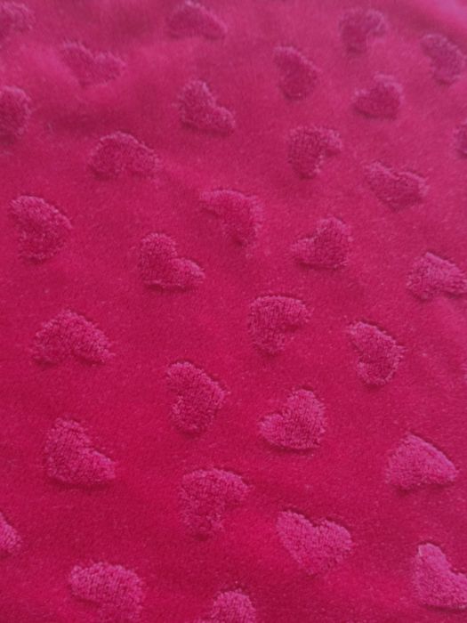 Japońska sukienka welurowa w serduszka H&M 104 Walentynki Święta