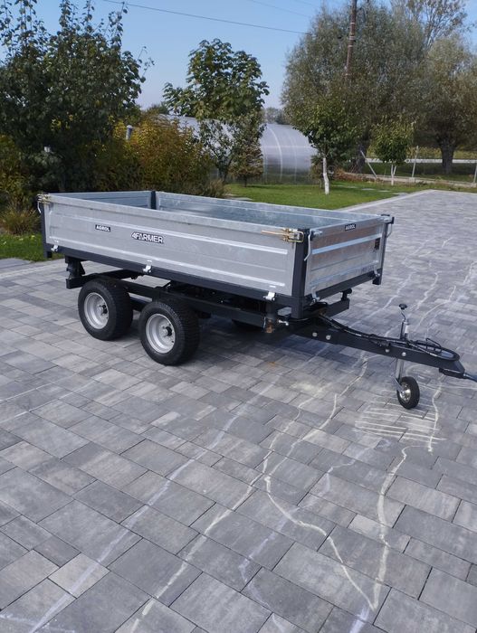 Przyczepa Ocynkowana z kiprem na 3 strony Polecam