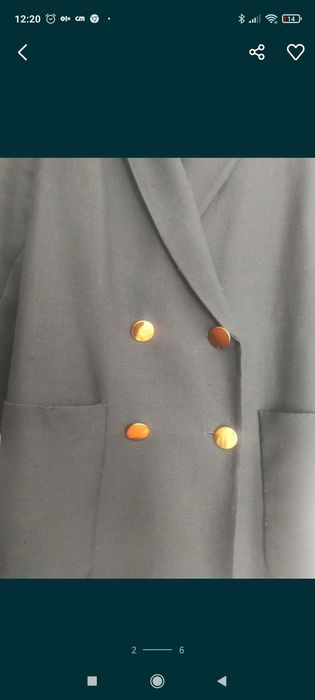 Blazer Zara azul escuro M