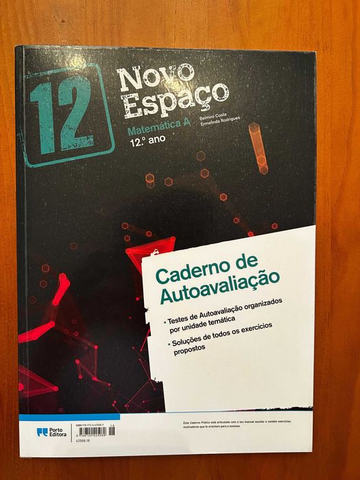 Livros de Matemática 12.º ano - Porto Editora