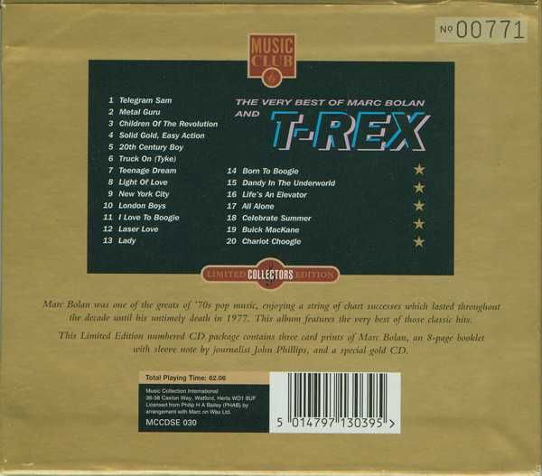 T-REX- The Very Best Of-CD-płyta używana , stan idealny