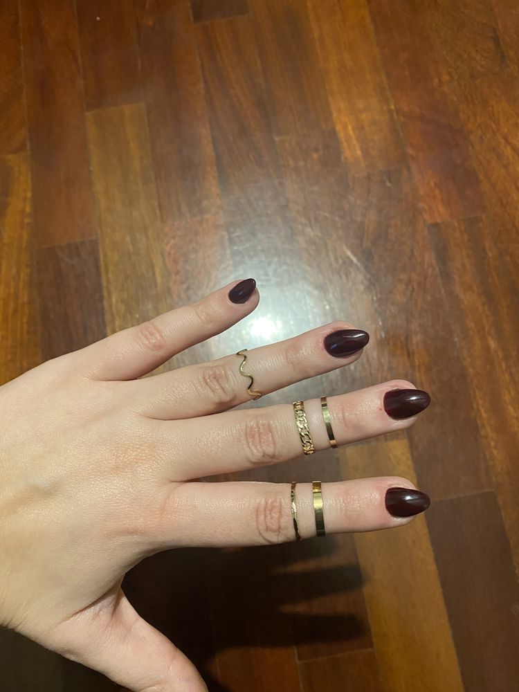 Anéis douradoooos
