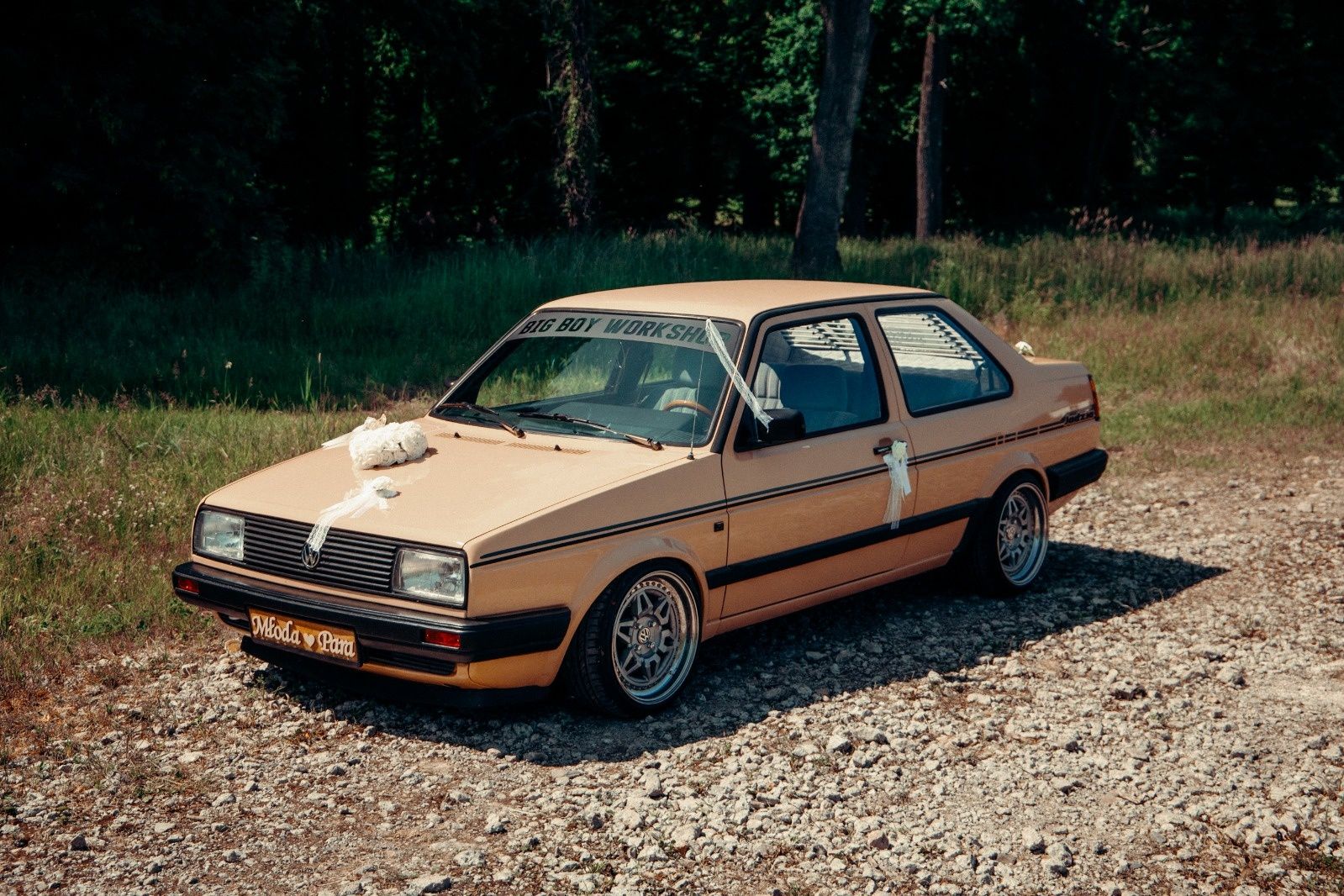 Samochód do ślubu VW Jetta Coupe - klasyk/wesele/auto/retro/styl