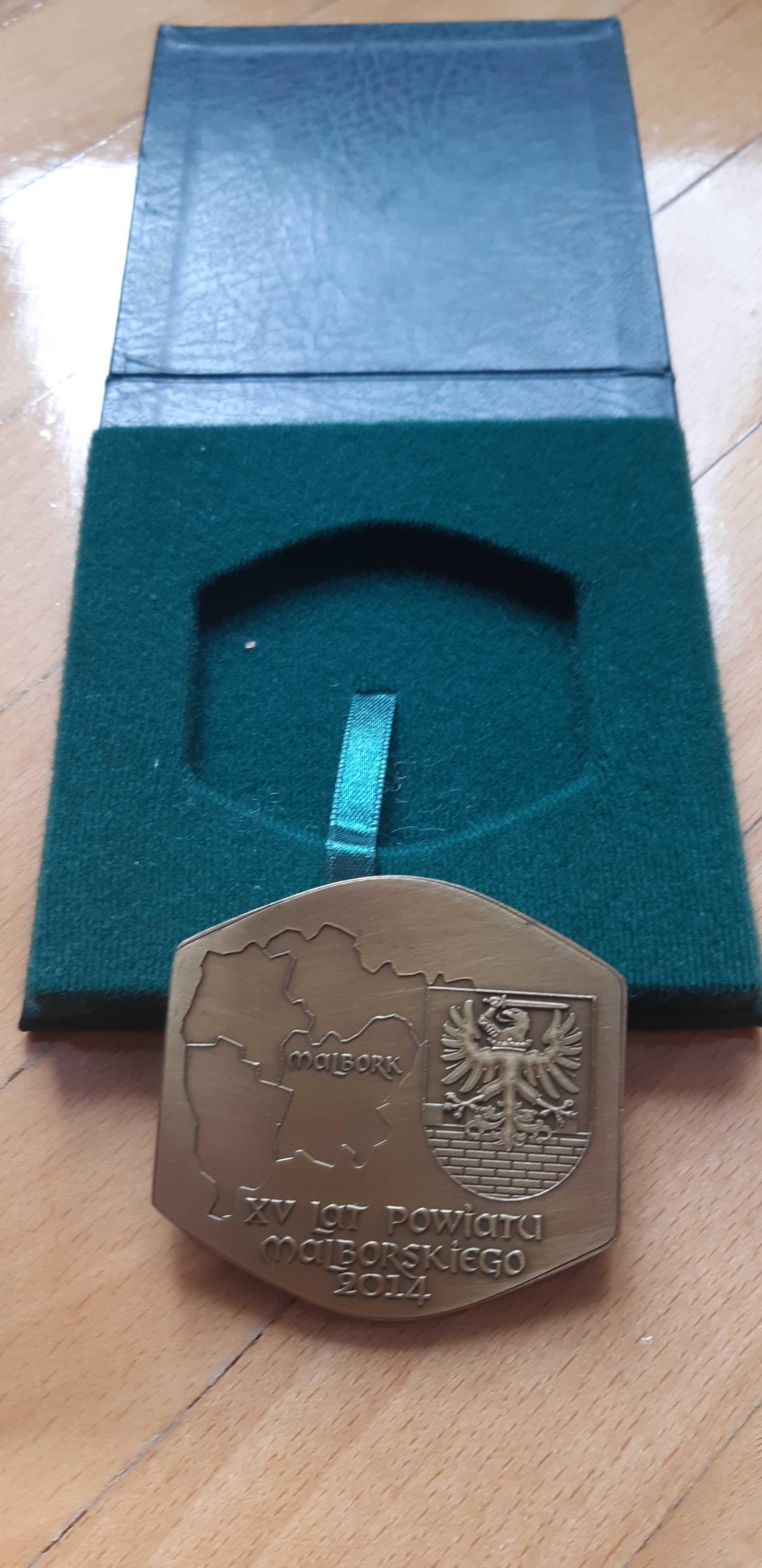 medal XV lat powiatu Malborskiego 2014