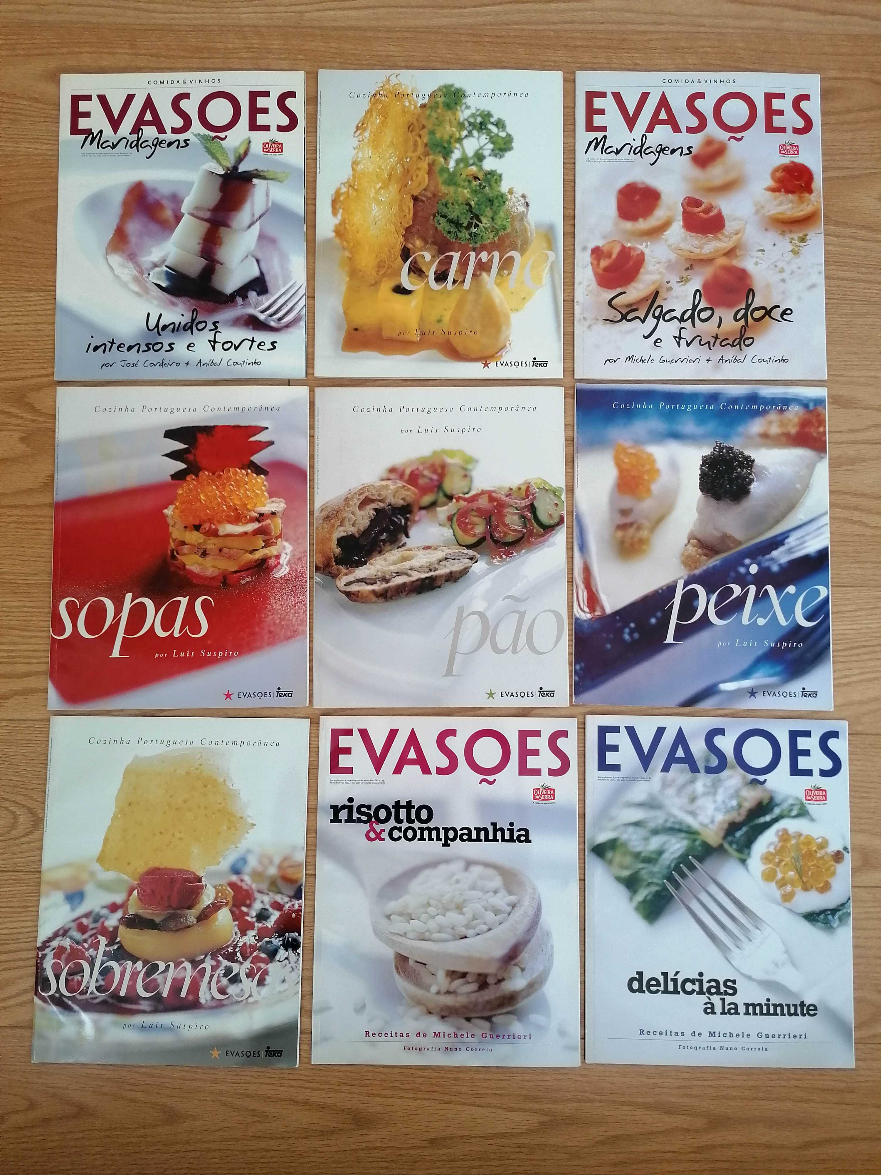 9 Revistas de receitas da Evasões