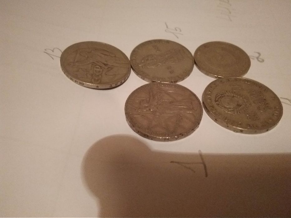 железные монеты деньги старые рубли ссср набором 35шт