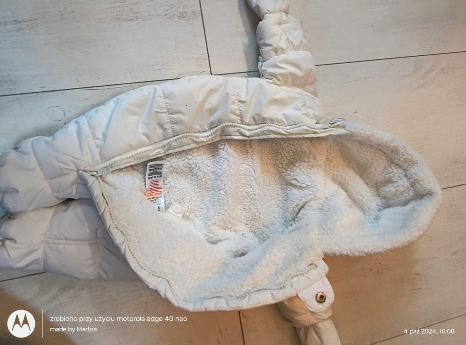 Śliczny kombinezon dla noworodka rozm. 52