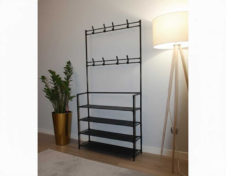 WYSOKI stojak wieszak szafka półka na buty i ubrania *WYPRZEDAŻ*