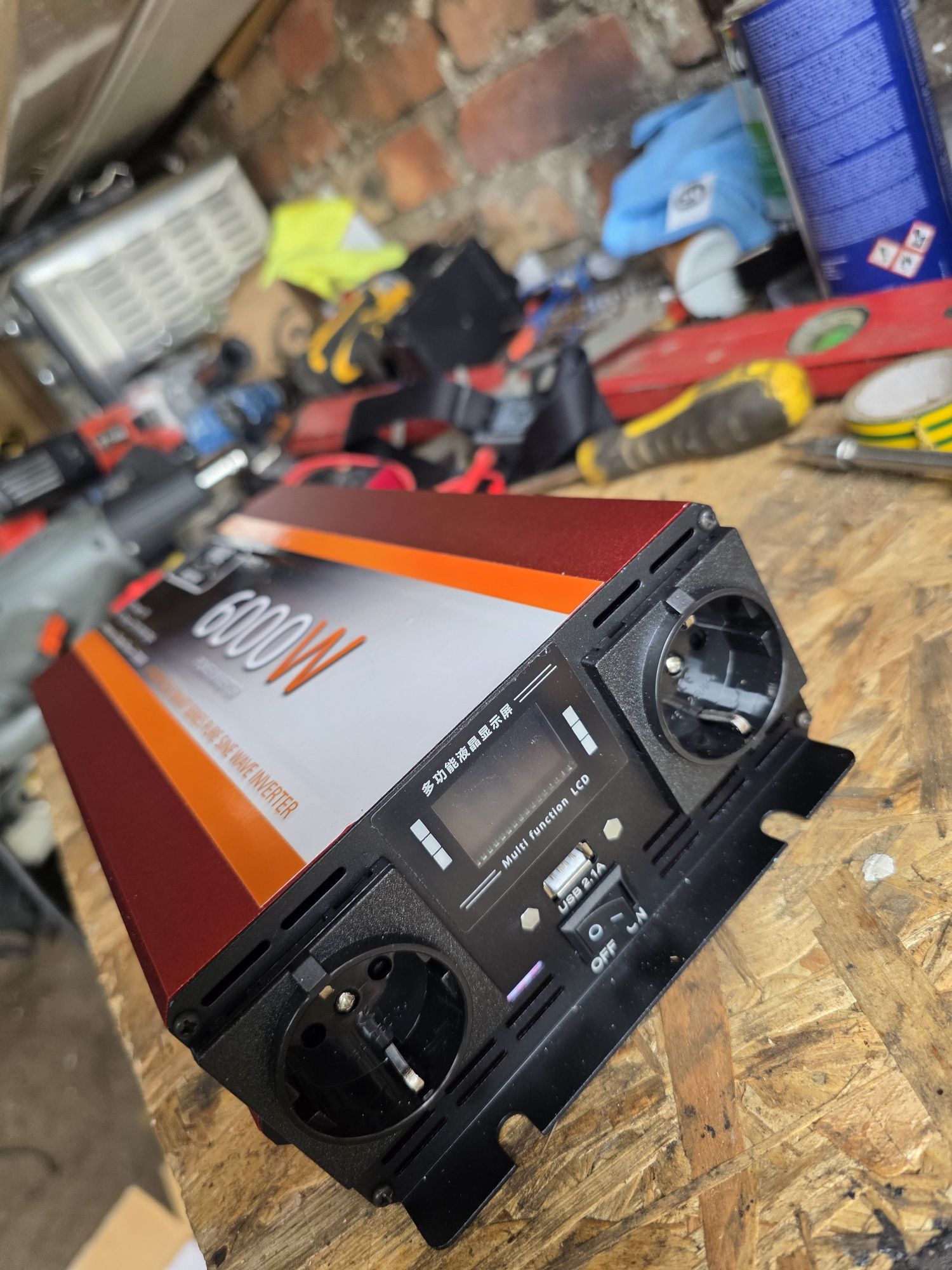 Przetwornica Sinus 6000w 12V inwerter 3000w falownik інвертор off grid