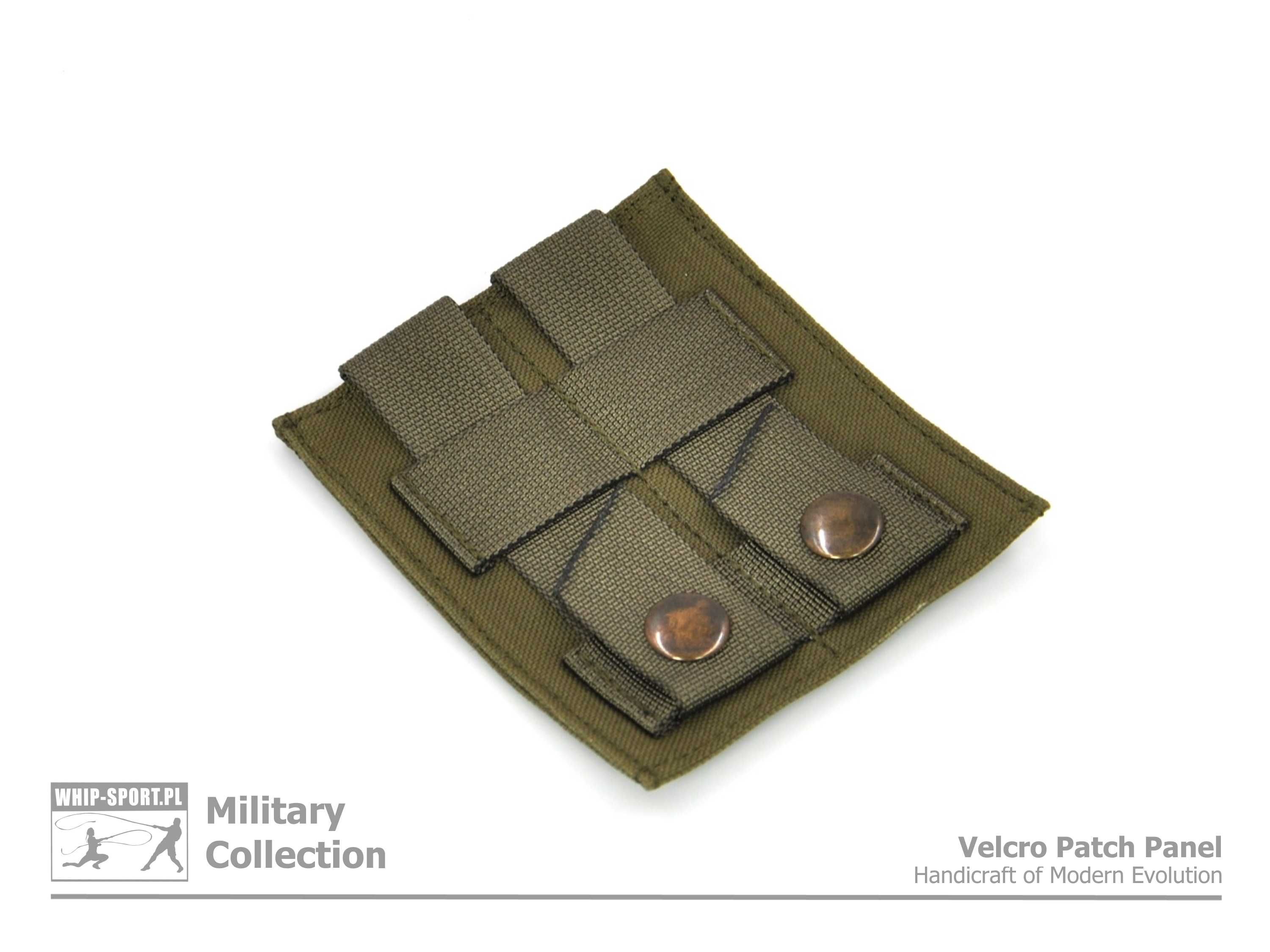 Panel na rzep / naszywki / MOLLE - 100 x 100 (2 x 2) - Oliwka