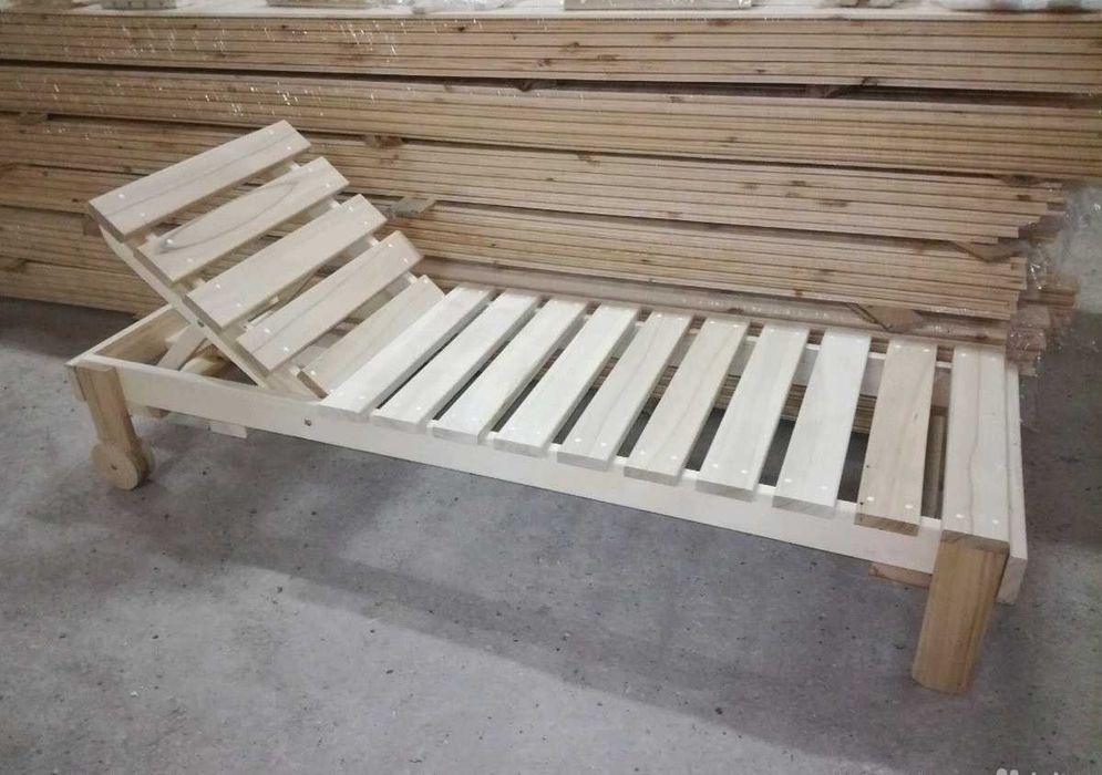 Лежак для бани, мебель в парную баню сауну