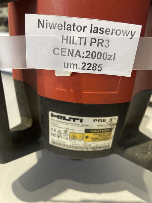 Niwelator laserowy HILTI PR3