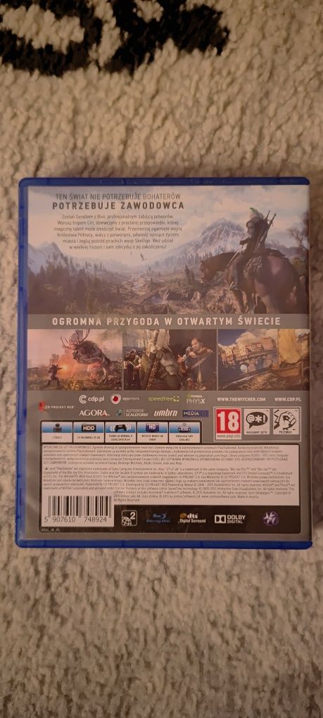 Wiedźmin III Dziki Gon ps4
