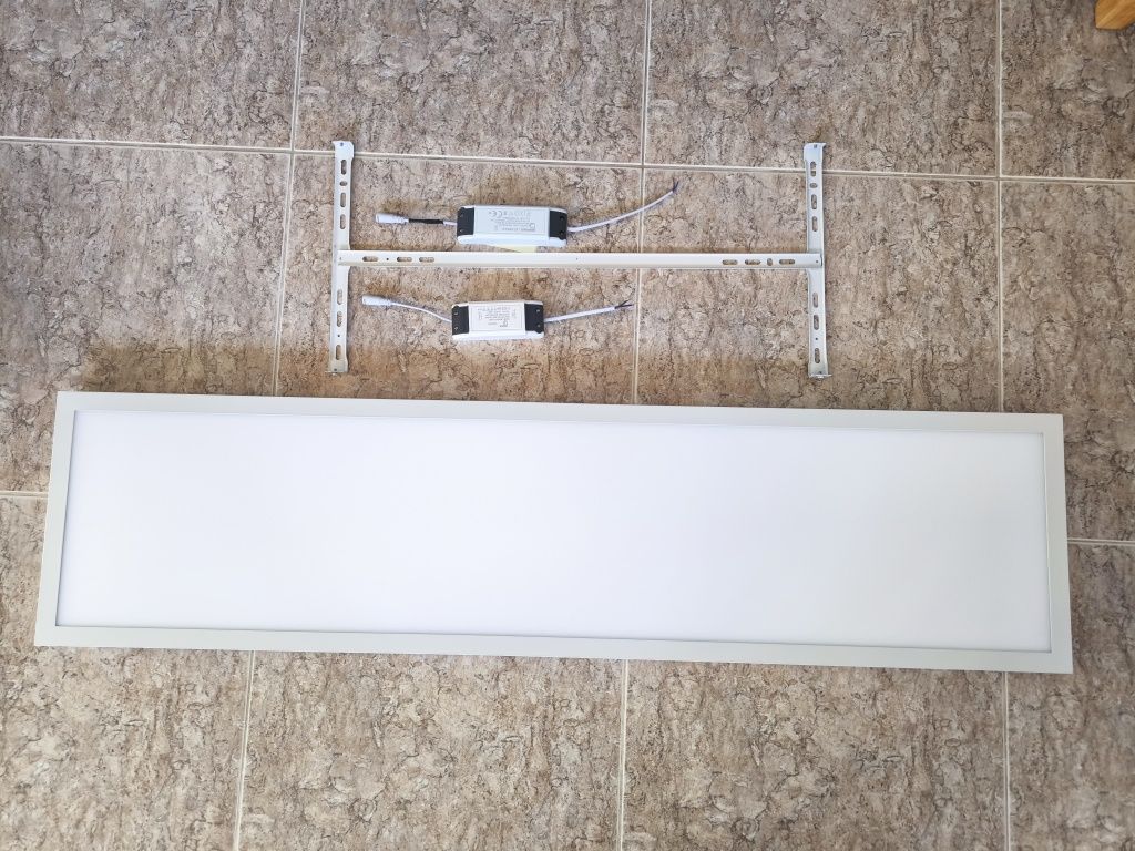 Painel led 120x30 48w 4800lm 4000k Berna c/ 2 drivers