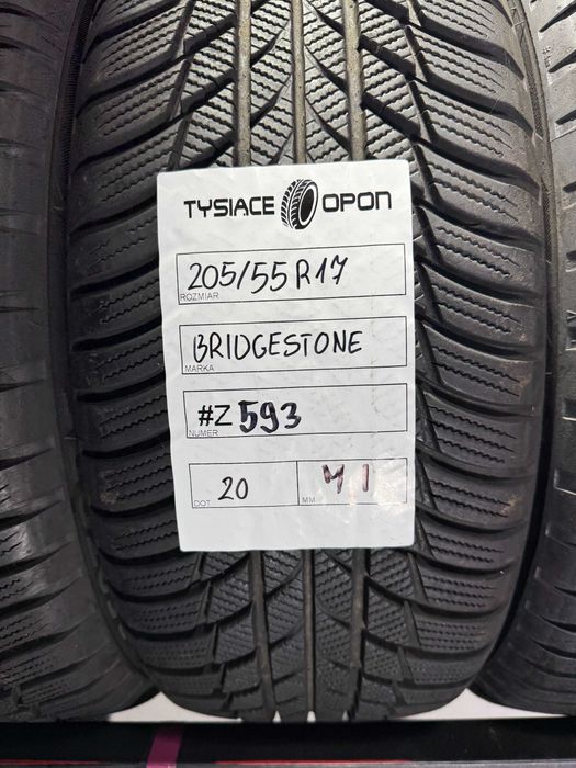 Opony Zimowe 205/55/17 Bridgestone Blizzak Komplet #Z593