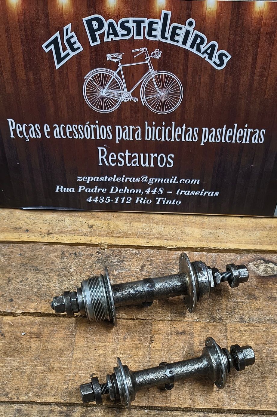 Travões ingleses suria e cubos de roda com lubrificação bicicleta