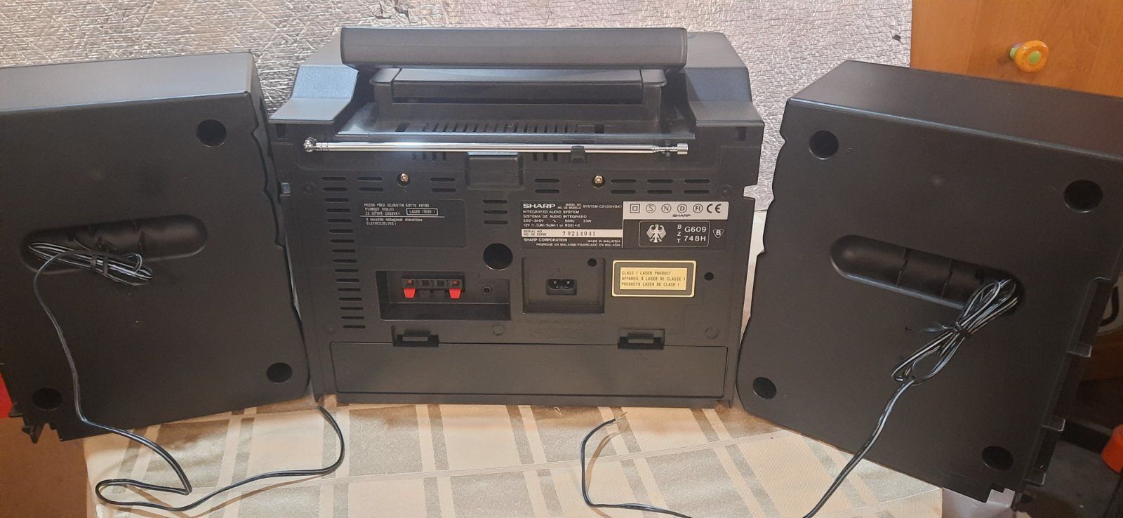 НОВЫЙ, магнитофон SHARP-CD130H.