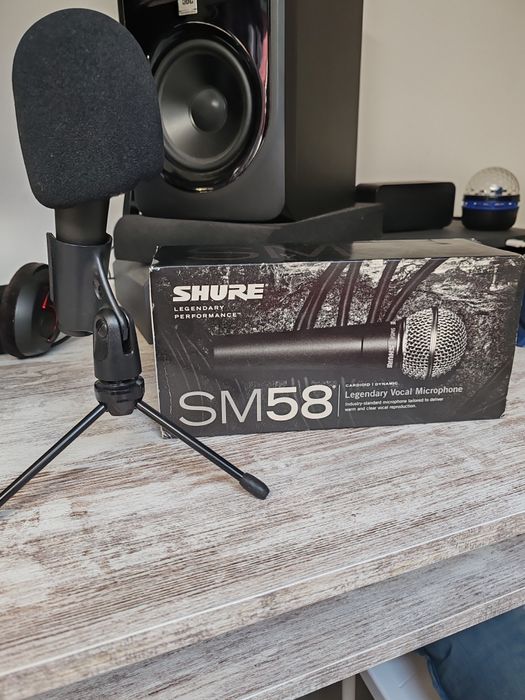 Microfone Shure SM58, Como Novo